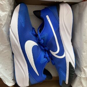 Nike Royal Blue and White Athletic Shoes